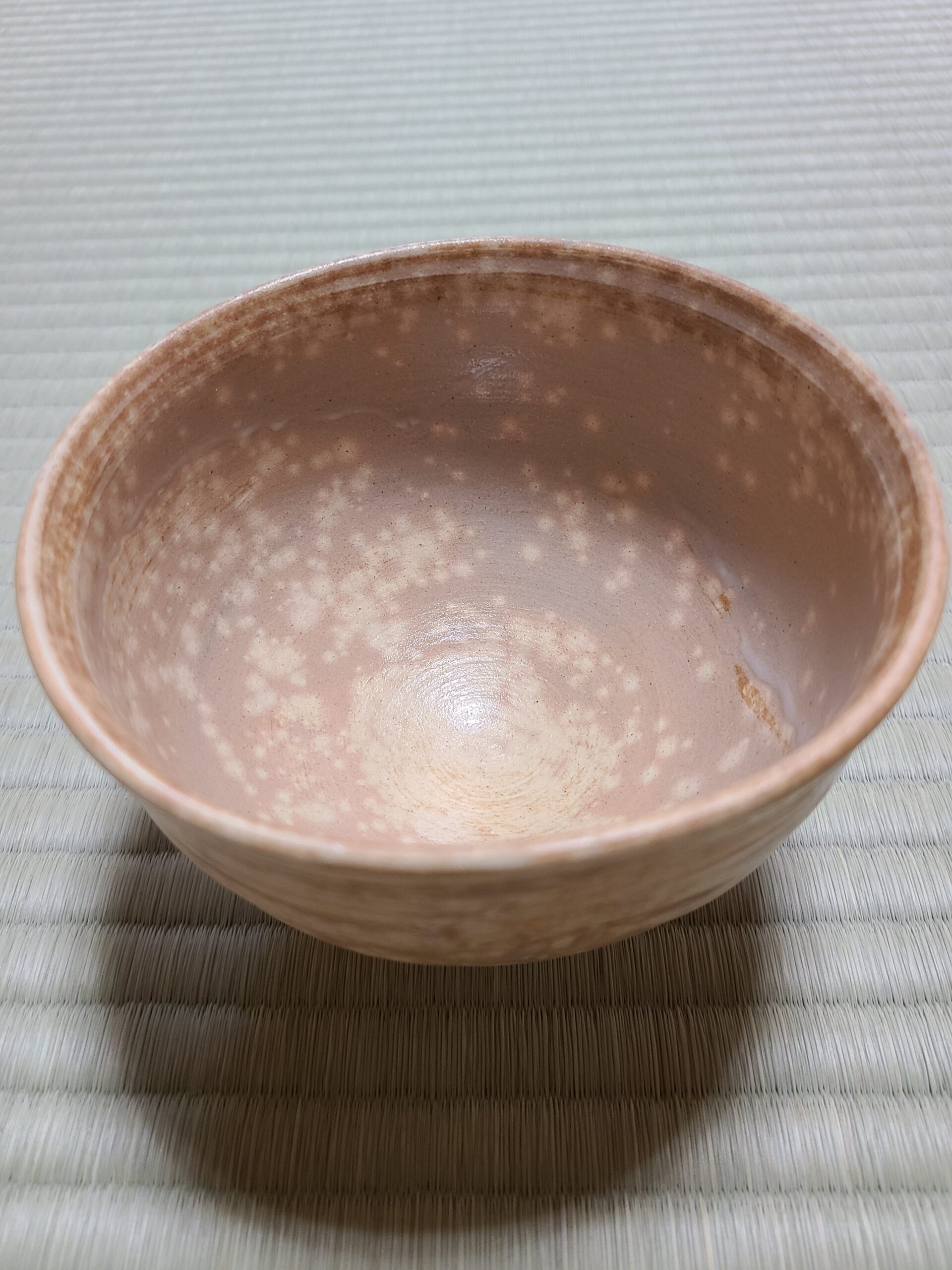 明治時代頃 時代品 遠州七窯 赤膚山焼 飴釉 小服 茶碗 旅茶碗 茶道具 