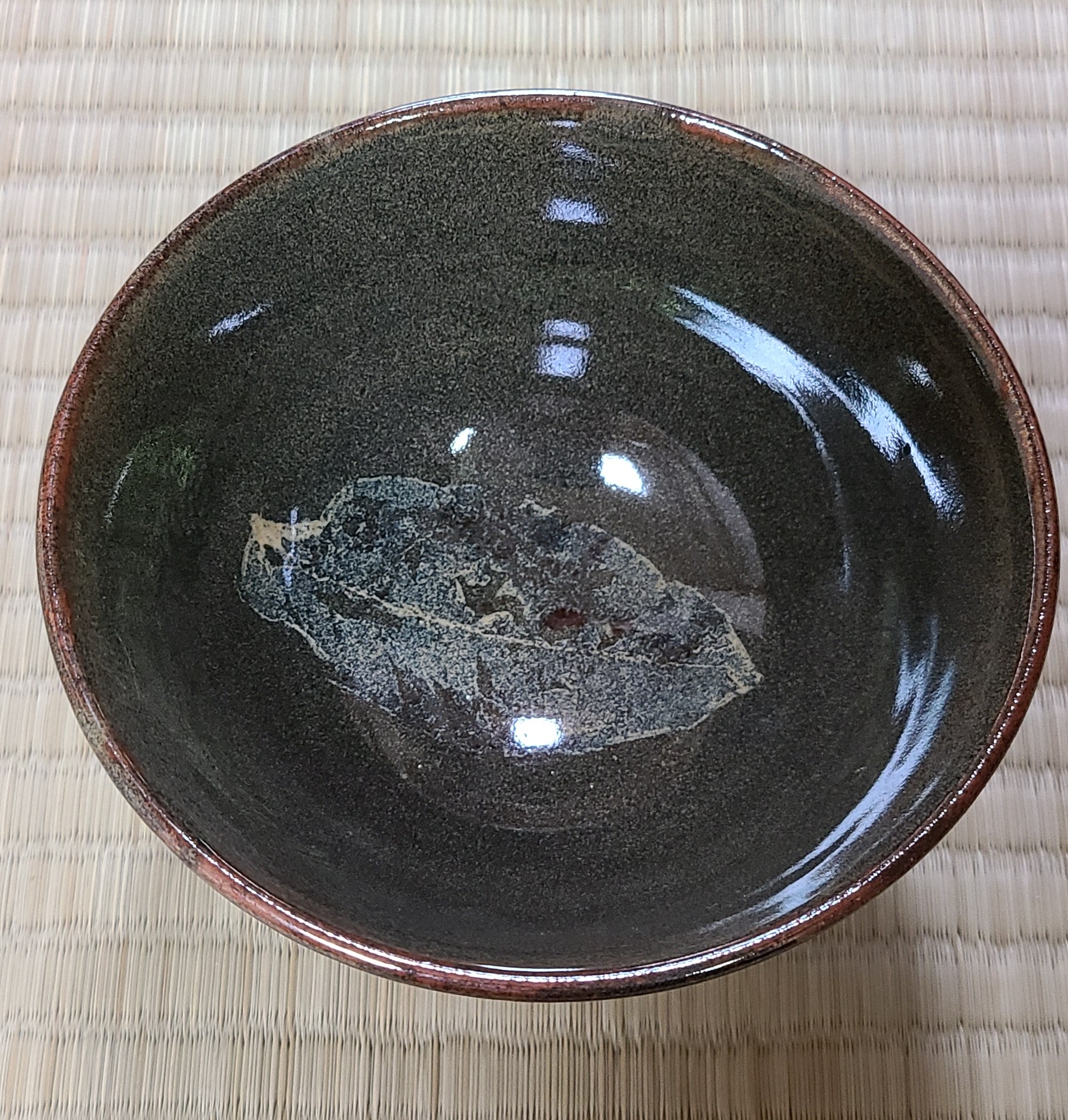 セール定価 加藤仁作 木葉天目 茶碗 共箱 略歴付 茶道具 - 美術品